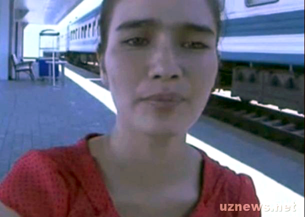 Матлюба Абдурахманова на вокзале в Ташкенте Матлюба Абдурахманова на вокзале в Ташкенте